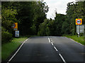 Northbound A1065 nearing Hilborough