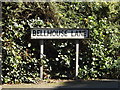 Bellhouse Lane sign