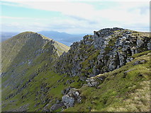NH0640 : It's proper steep on the east ridge by Richard Law