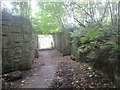 Rotary Way under the railway at Bromley Cross