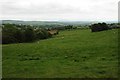 Farmland between the Teifi and Twrch valleys