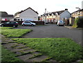 Northern end of the Commercial Close roadway, Talywain