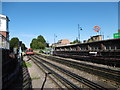 Looking north from Woodford Underground station