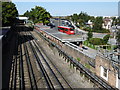 View from the footbridge at South Woodford Underground station