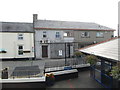 The exit from the Newcastle Ulsterbus Station yard to Railway Street