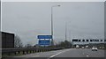 Entering Derbyshire, M1