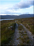 NH0240 : The track past Loch an Laoigh by Richard Law