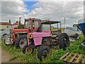 Tractors near lifeboat station