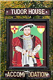 SP2764 : King Henry VIII side of the Tudor House Inn name sign, Warwick by Jaggery