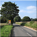 Nearing Hildersham Crossroads