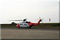 S6204 : Irish Coast Guard helicopter taxying at Waterford Airport by Chris