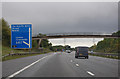 M5 sign and footbridge