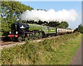 Tornado passes Dunster