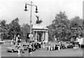 TQ2879 : Hyde Park Corner, 1955: view SE to Victory Arch and Constitution Hill by Ben Brooksbank
