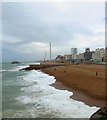 TQ3103 : View west from Brighton Pier by Paul Gillett
