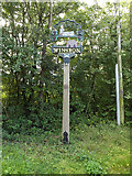 TM1861 : Winston Village sign by Geographer