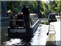 Narrowboat on the Worcester and Birmingham Canal