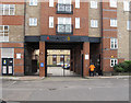 Gates to Alphabet Square, Hawgood Street London E3