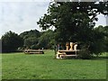 Somerford Park Horse Trials: stick pile and corner