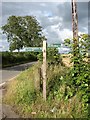 Path signs at South Barns