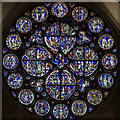 SK9771 : Dean's Eye Window, Lincoln Cathedral  by Julian P Guffogg