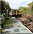 Arrival at Copplestone railway station