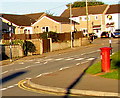 Zebra crossing on a speed bump, Rogiet