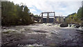 NN7259 : Dunalastair dam from the Upper Tummel put-in by Andy Waddington