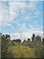 SU3115 : Copythorne Common, power lines by Mike Faherty