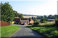 The road to Woolley Barns