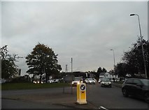 TL3709 : Roundabout on Ware Road, Hoddesdon by David Howard