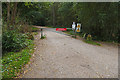 Vehicle barrier, Hawley Common