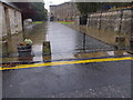 NT0987 : Pedestrian way to Dunfermline Palace by Stanley Howe