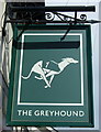 Sign for the Greyhound, Bury St Edmunds