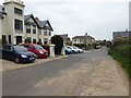 Looking along Terrace Lane from Dimbola Lodge