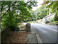 Junction of track with Huddersfield Road, Thurstonland