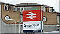 Cumbernauld railway station sign