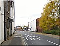 Road markings on New Beech Street