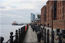 SJ3389 : Seaward side of the Albert Dock, Liverpool by Mike Pennington
