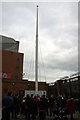 The SS Great Eastern flagpole at Anfield