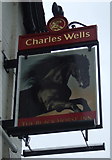 TL5562 : Sign for the Black Horse Inn, Swaffham Bulbeck by JThomas