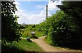 Entrance to Kilkenny Lane Country Park from Kilkenny Lane, Carterton, Oxon