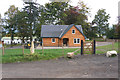 Wooden cottage on Fordie Estate