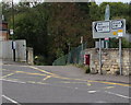 Bath Road direction sign, Lightpill