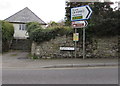 Direction sign, Helston Road, Penryn