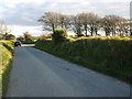 Lane off the B4299 at Blaen-pant