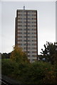 Tower block beside Seaforth & Litherland Railway Station