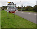 Whitchurch Historic Market Town boundary sign