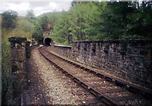 NM6985 : West Highland Line at Borrodale Tunnel by Alan Reid