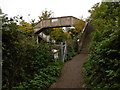 Footbridge over the railway at Whitstable